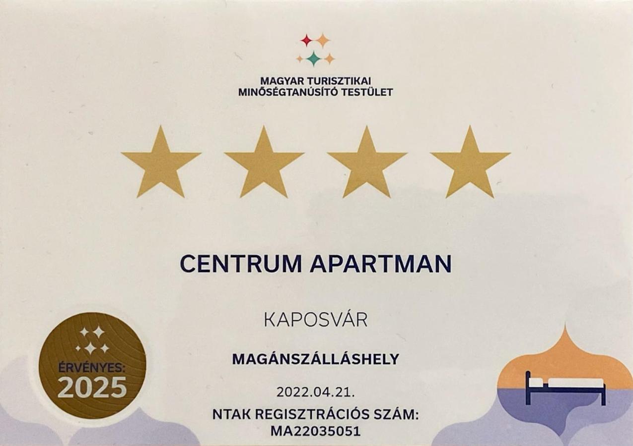 Centrum Apartman Kaposvár Eksteriør billede